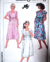 7965 VERY LOOSE SS PULLOVER MAT DRESS TIE OR NOT PATTERN 10-16
